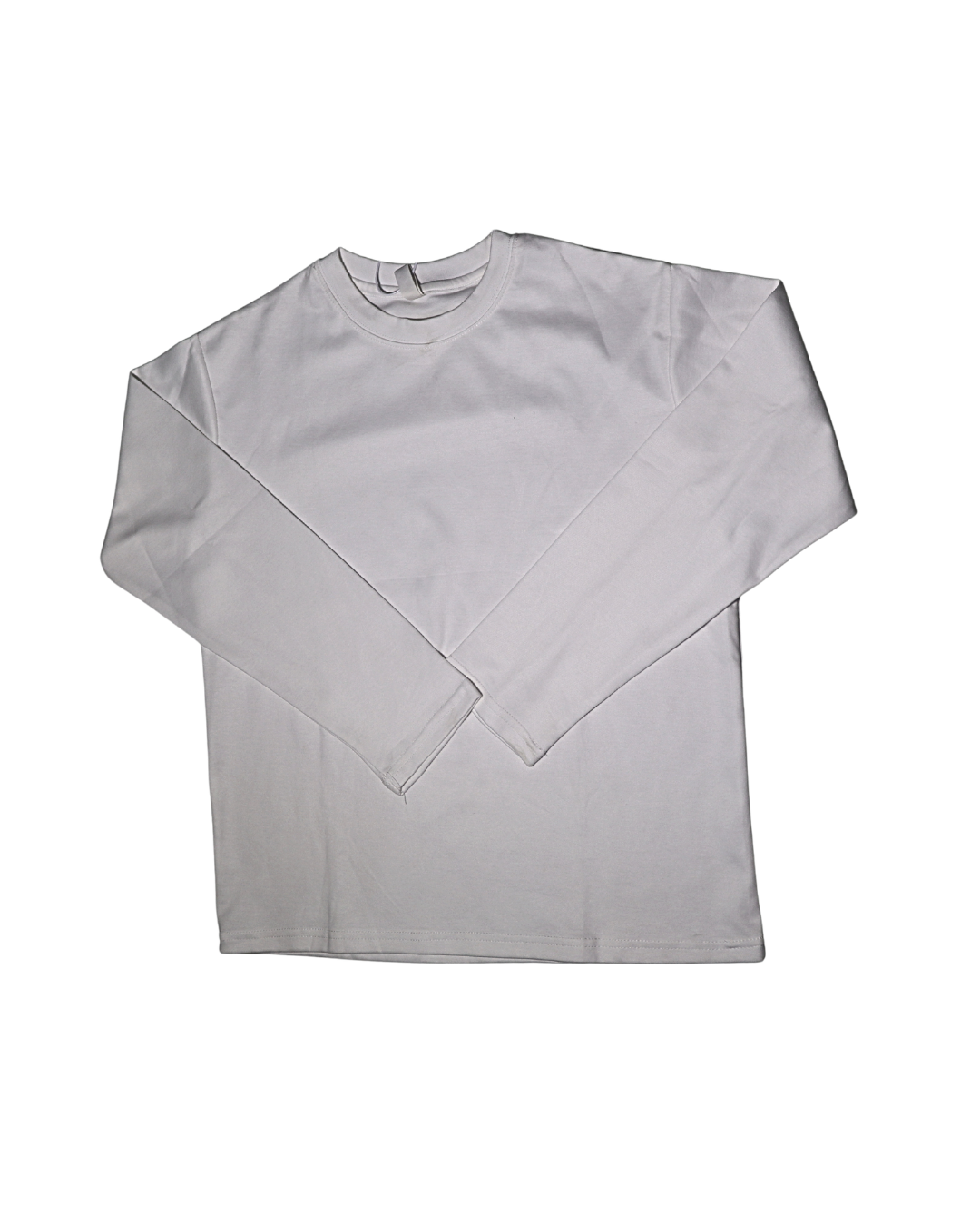 PLAIN CROP FULL TSHIRT